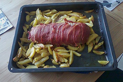 Mediterraner Hackbraten mit Oregano - Kartoffeln 67