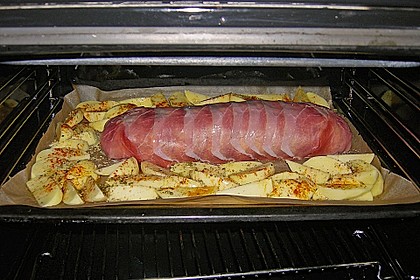 Mediterraner Hackbraten mit Oregano - Kartoffeln 68