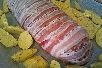 Mediterraner Hackbraten mit Oregano - Kartoffeln 70