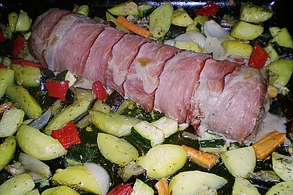 Mediterraner Hackbraten mit Oregano - Kartoffeln 72