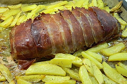 Mediterraner Hackbraten mit Oregano - Kartoffeln 82