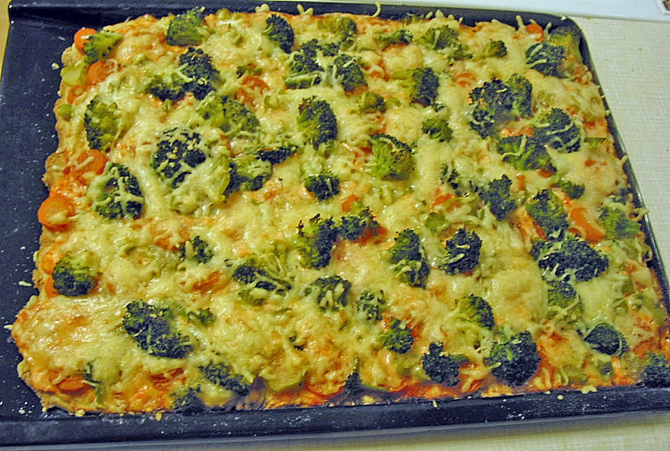 Gemüsekuchen mit Brokkoli - Möhren (Rezept mit Bild) | Chefkoch.de