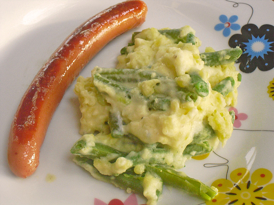Bohnen - Kartoffelpüree mit saurer Sahne (Rezept mit Bild) | Chefkoch.de