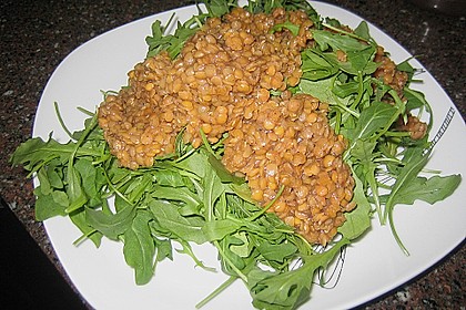Linsen - Rucola - Salat 4