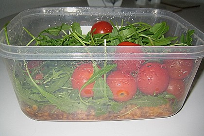 Linsen - Rucola - Salat 5