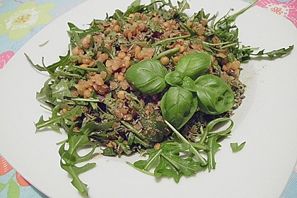 Linsen - Rucola - Salat 6