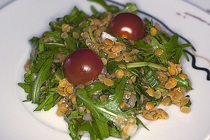 Linsen - Rucola - Salat 7