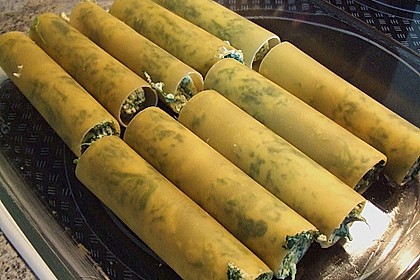Cannelloni mit Ricotta und Spinat 1