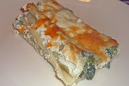 Cannelloni mit Ricotta und Spinat 6