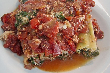 Cannelloni mit Ricotta und Spinat 8