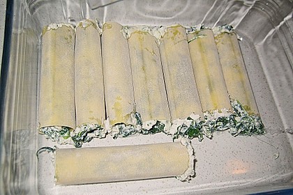 Cannelloni mit Ricotta und Spinat 10
