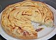 Apfelkuchen mit Puddingf&uuml;llung