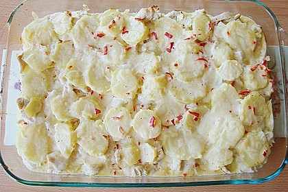 Kartoffel - H&uuml;hnerfilet - Gratin 2