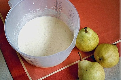 Birnen - Creme Kuchen 60