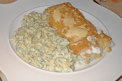 Seelachsfilet mit Tomatencremehaube 18