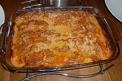 Seelachsfilet mit Tomatencremehaube 26