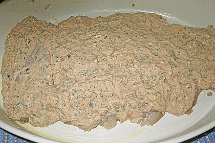 Seelachsfilet mit Tomatencremehaube 3