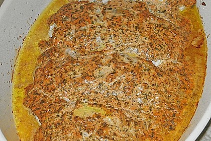 Seelachsfilet mit Tomatencremehaube 4