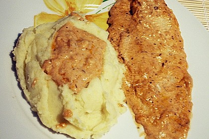 Seelachsfilet mit Tomatencremehaube 11