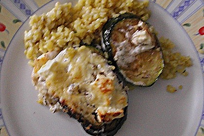 Bulgurauflauf mit Auberginen und Schafsk&auml;se 3