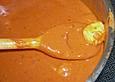 Tomatenrahmsauce mit Parmesanb&auml;llchen
