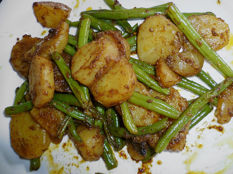 Kartoffelcurry mit grünen Bohnen (Rezept mit Bild) | Chefkoch.de