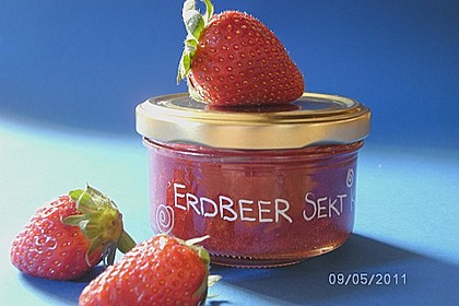 Erdbeer - Sekt - Konfitüre 1