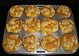Rhabarber - Zitronen - Muffins mit Streuseln