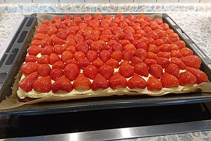 Erdbeer-Kuchen mit Vanillecreme 29