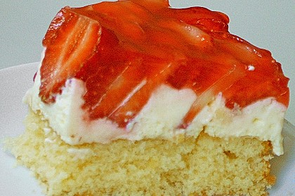 Erdbeer-Kuchen mit Vanillecreme 109