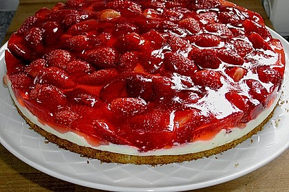 Erdbeer-Kuchen mit Vanillecreme 52