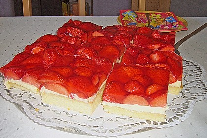 Erdbeer-Kuchen mit Vanillecreme 46