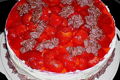 Erdbeer-Kuchen mit Vanillecreme 48