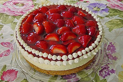Erdbeer-Kuchen mit Vanillecreme 2