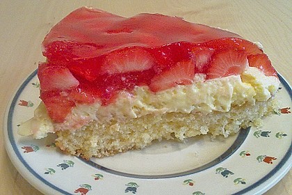 Erdbeer-Kuchen mit Vanillecreme 89