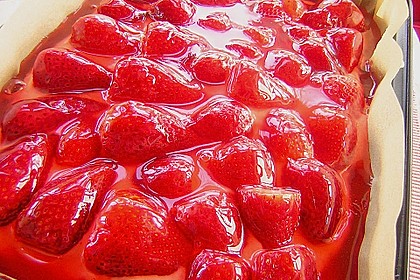 Erdbeer-Kuchen mit Vanillecreme 63