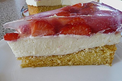 Erdbeer-Kuchen mit Vanillecreme 55
