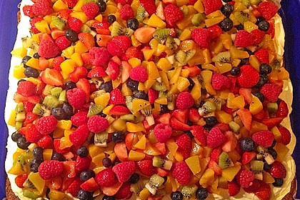 Erdbeer-Kuchen mit Vanillecreme 66