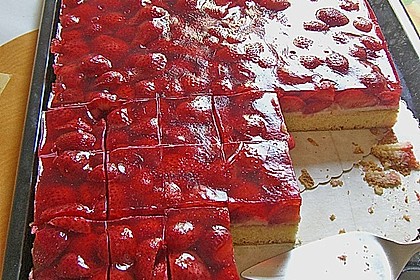 Erdbeer-Kuchen mit Vanillecreme 36