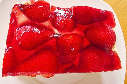 Erdbeer-Kuchen mit Vanillecreme 49