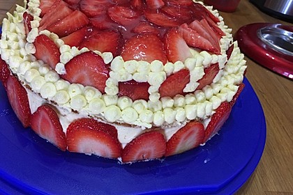 Erdbeer-Kuchen mit Vanillecreme 59
