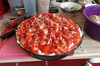 Erdbeer-Kuchen mit Vanillecreme 37
