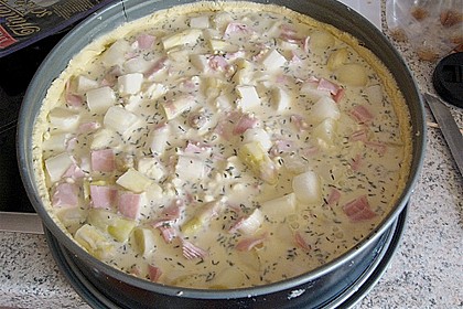 Spargelquiche mit Parmesan 1