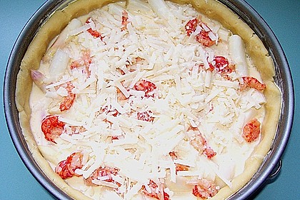 Spargelquiche mit Parmesan 8