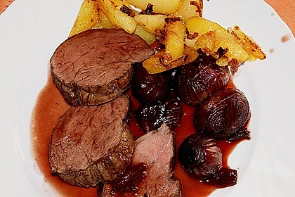 Rinderfilet auf Rotwein - Schalotten - Butter 7