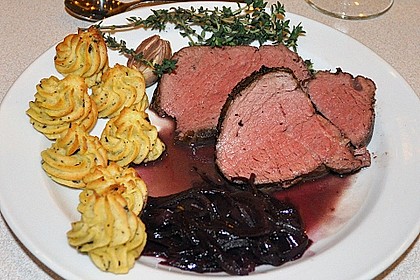 Rinderfilet auf Rotwein - Schalotten - Butter 4