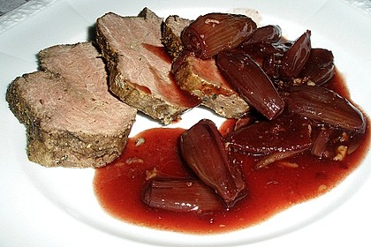 Rinderfilet auf Rotwein - Schalotten - Butter 29