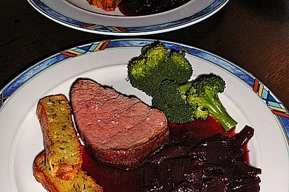 Rinderfilet auf Rotwein - Schalotten - Butter 2