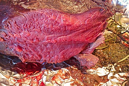 Rinderfilet auf Rotwein - Schalotten - Butter 20