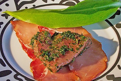 Bacon - Lamm mit B&auml;rlauchrisotto